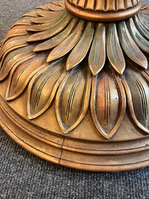 Lot 136 - A matched pair of gilt table bases