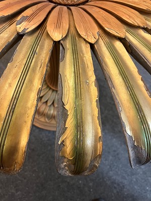 Lot 136 - A matched pair of gilt table bases