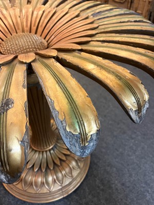 Lot 136 - A matched pair of gilt table bases