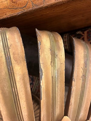 Lot 136 - A matched pair of gilt table bases