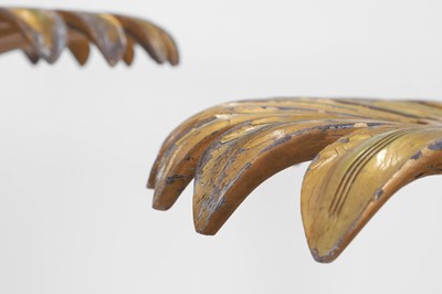 Lot 136 - A matched pair of gilt table bases