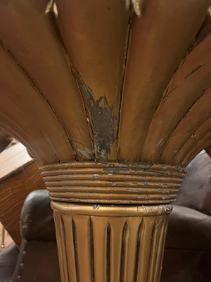 Lot 136 - A matched pair of gilt table bases