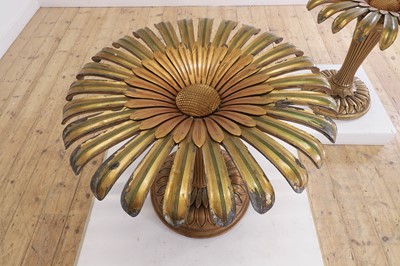 Lot 136 - A matched pair of gilt table bases