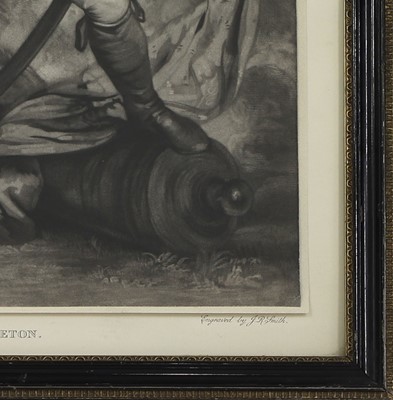 Lot 62 - A set of nine portrait mezzotint engravings