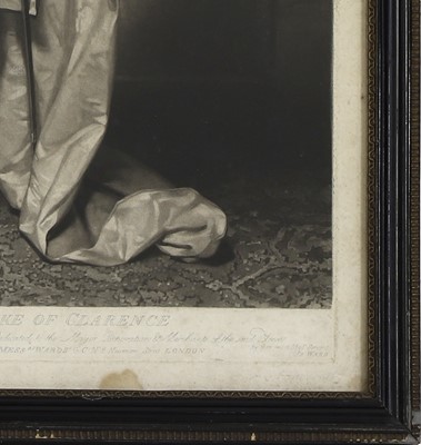 Lot 62 - A set of nine portrait mezzotint engravings