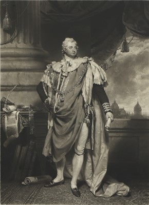 Lot 62 - A set of nine portrait mezzotint engravings