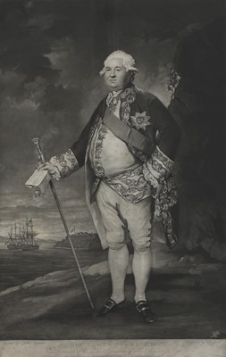 Lot 62 - A set of nine portrait mezzotint engravings