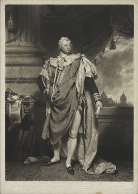 Lot 62 - A set of nine portrait mezzotint engravings