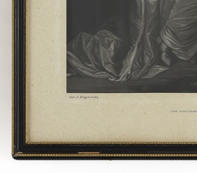 Lot 62 - A set of nine portrait mezzotint engravings