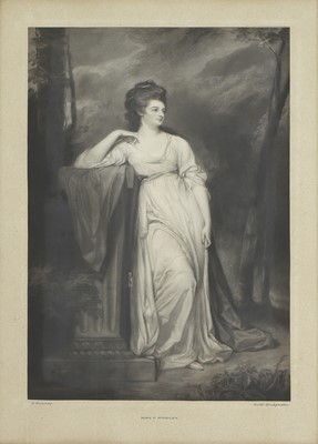 Lot 62 - A set of nine portrait mezzotint engravings