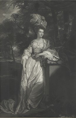 Lot 62 - A set of nine portrait mezzotint engravings