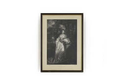Lot 62 - A set of nine portrait mezzotint engravings