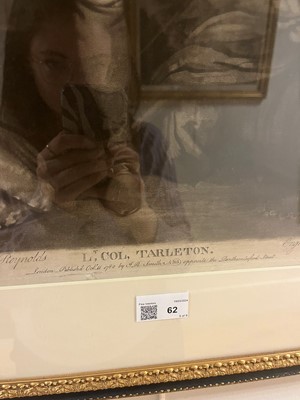 Lot 62 - A set of nine portrait mezzotint engravings
