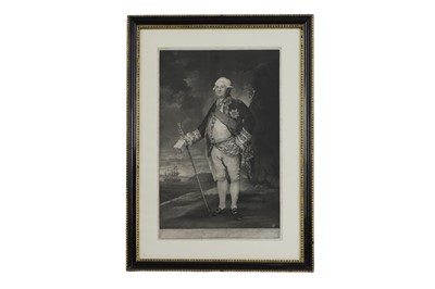 Lot 62 - A set of nine portrait mezzotint engravings