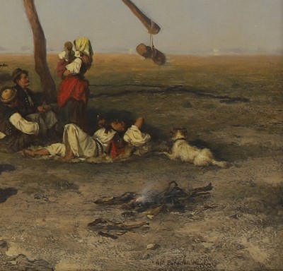 Lot 202 - Pál Böhm (Hungarian, 1839-1905)