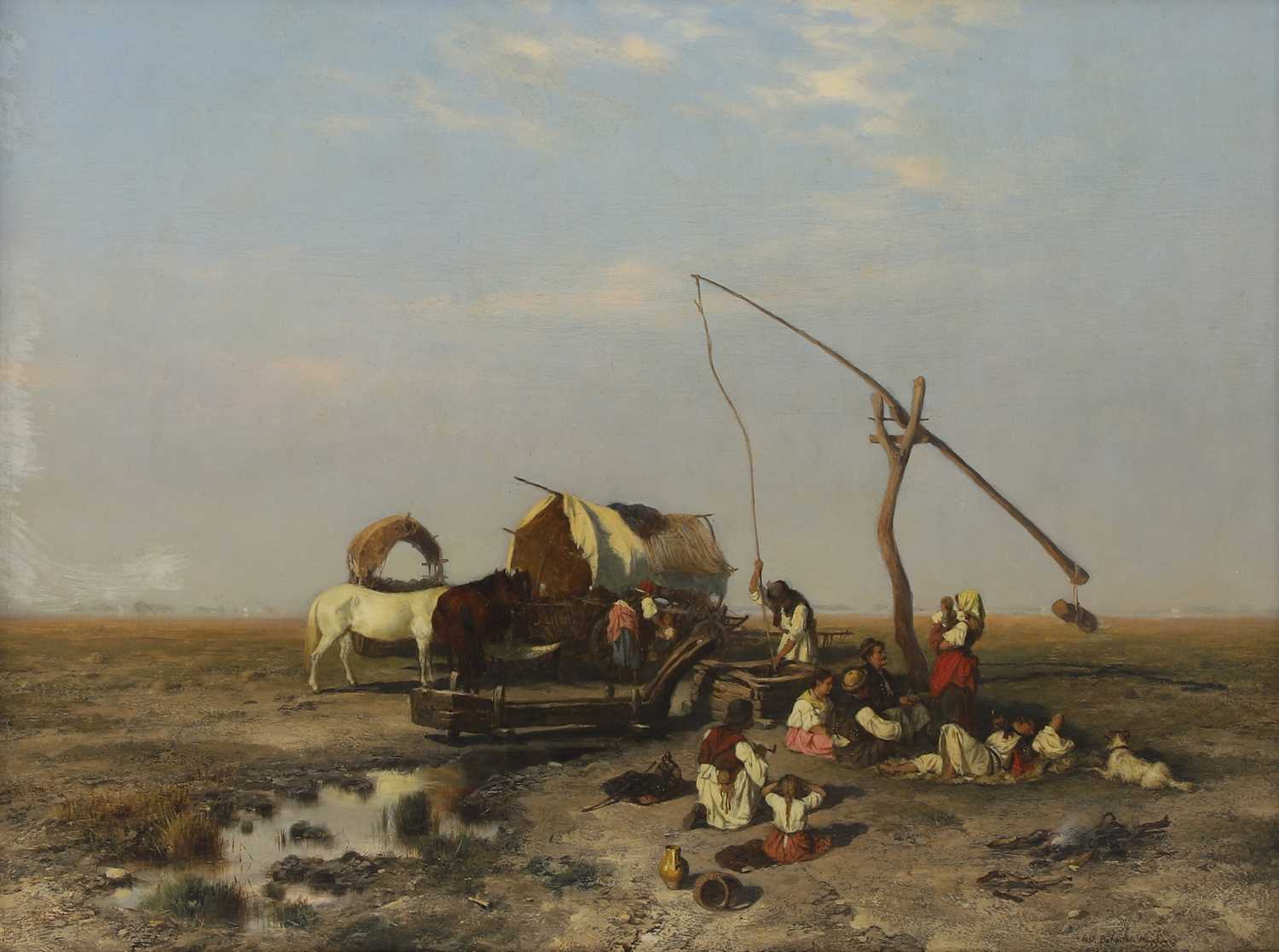 Lot 202 - Pál Böhm (Hungarian, 1839-1905)