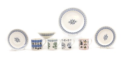 Lot 253 - A group of Wedgwood pottery mugs