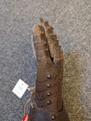 Lot 153 - A part suit of armour