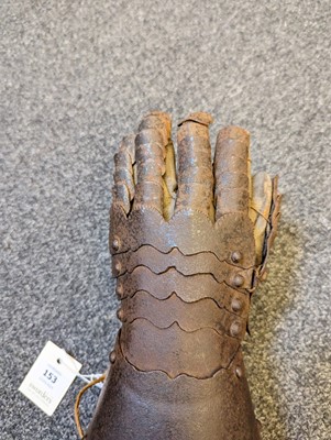 Lot 153 - A part suit of armour