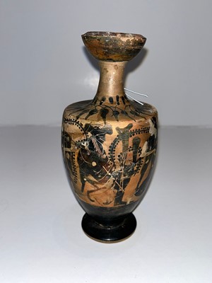 Lot 94 - An Attic black-figured lekythos attributed to the Class of Athens 581