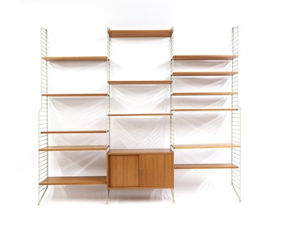 Lot 222 - A Swedish 'String' wall unit