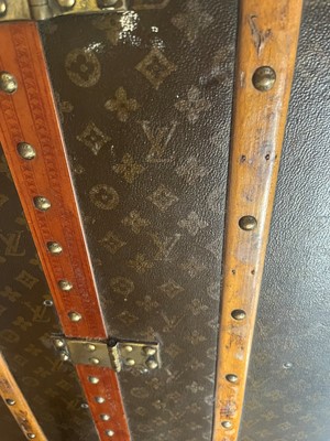 Lot 88 - A Louis Vuitton monogrammed canvas wardrobe trunk
