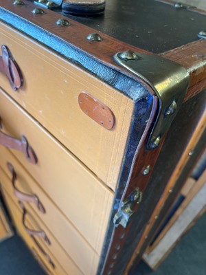 Lot 88 - A Louis Vuitton monogrammed canvas wardrobe trunk