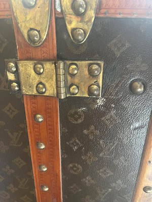 Lot 88 - A Louis Vuitton monogrammed canvas wardrobe trunk