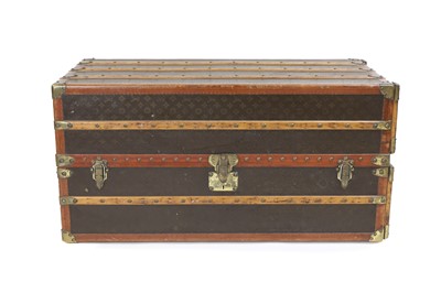 Lot 88 - A Louis Vuitton monogrammed canvas wardrobe trunk