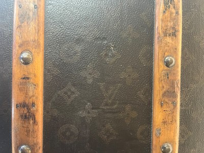 Lot 88 - A Louis Vuitton monogrammed canvas wardrobe trunk