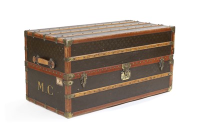 Lot 88 - A Louis Vuitton monogrammed canvas wardrobe trunk