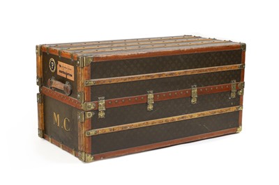 Lot 88 - A Louis Vuitton monogrammed canvas wardrobe trunk