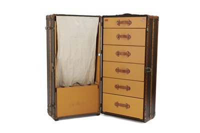 Lot 88 - A Louis Vuitton monogrammed canvas wardrobe trunk