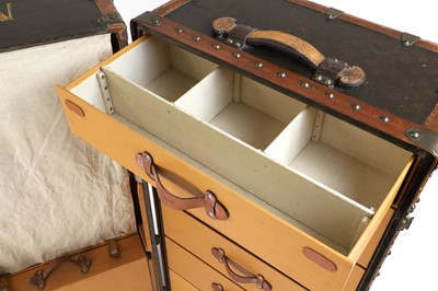 Lot 88 - A Louis Vuitton monogrammed canvas wardrobe trunk