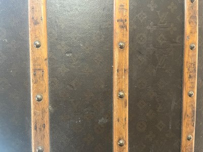 Lot 88 - A Louis Vuitton monogrammed canvas wardrobe trunk
