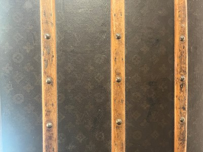 Lot 88 - A Louis Vuitton monogrammed canvas wardrobe trunk