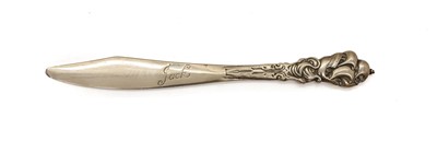 Lot 43A - An Arts and Crafts silver paper knife