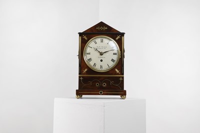 Lot 181 - A Regency mahogany bracket clock