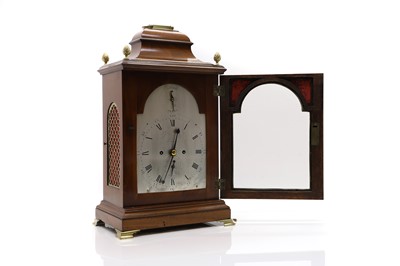 Lot 209 - A George III mahogany bracket clock