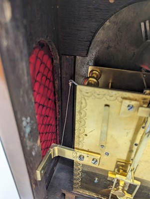Lot 209 - A George III mahogany bracket clock
