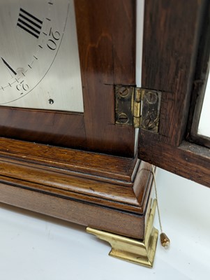Lot 209 - A George III mahogany bracket clock