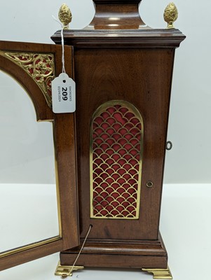 Lot 209 - A George III mahogany bracket clock