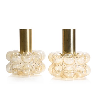 Lot 206 - A pair of 'Bubble' pendant lights