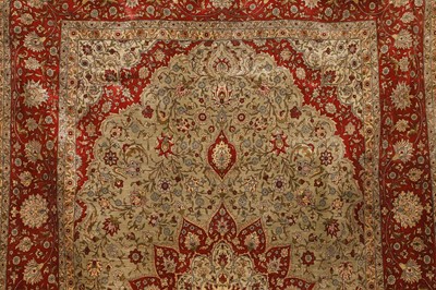 Lot 323 - A Hereke silk rug