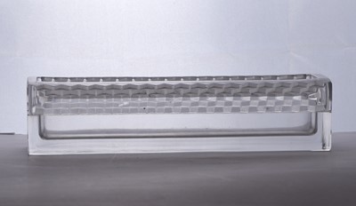 Lot 202 - A Lalique glass 'Feston' pattern glass centrepiece section