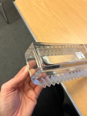 Lot 202 - A Lalique glass 'Feston' pattern glass centrepiece section