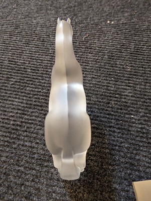 Lot 200 - A Lalique glass 'Siglavy' horse