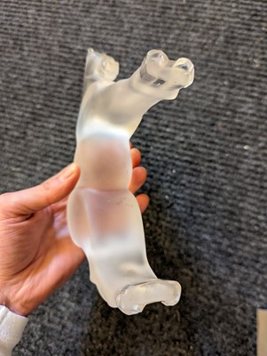 Lot 200 - A Lalique glass 'Siglavy' horse