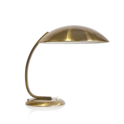 Lot 76 - An Art Deco 'Gleibo' brass desk lamp