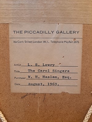 Lot 201 - Laurence Stephen Lowry RBA RA (1887-1976)